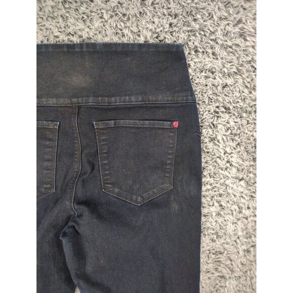 SPANX Jean Leggings Womens SZ L Blue 2310 Alexia Skinny‎ Shaping Coated Slimming - Picture 11 of 12